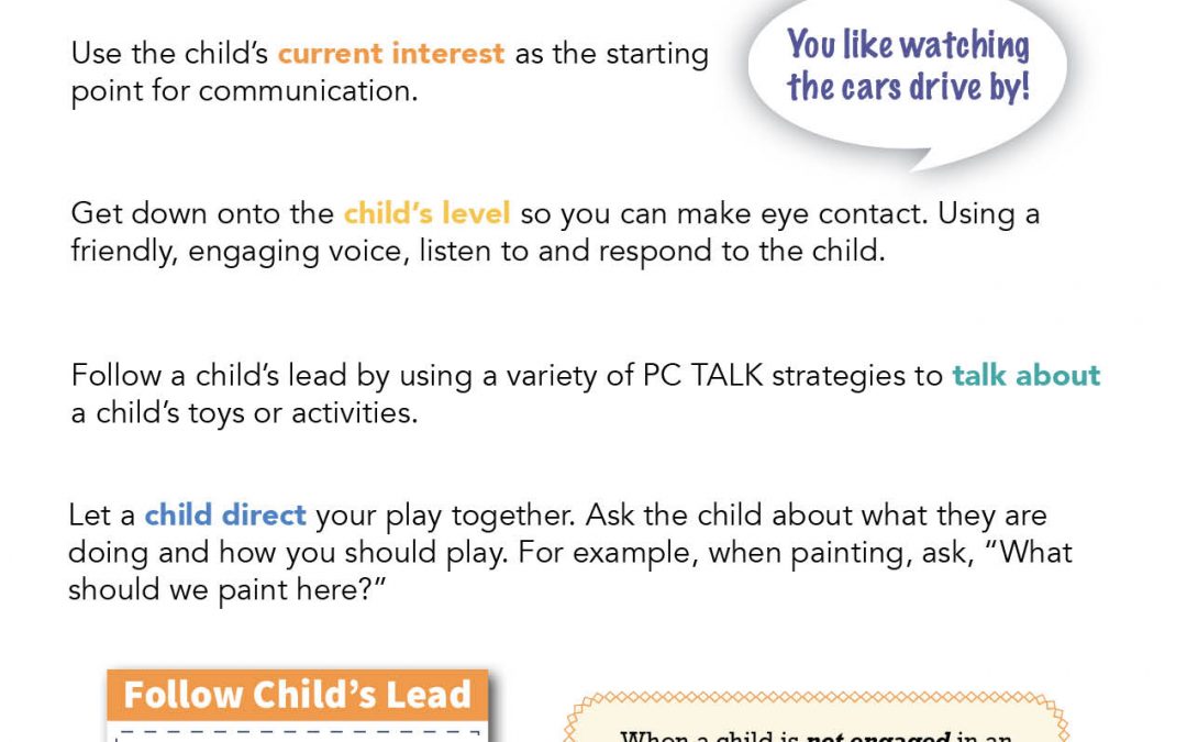 Handout: Ways to Follow the Child’s Lead