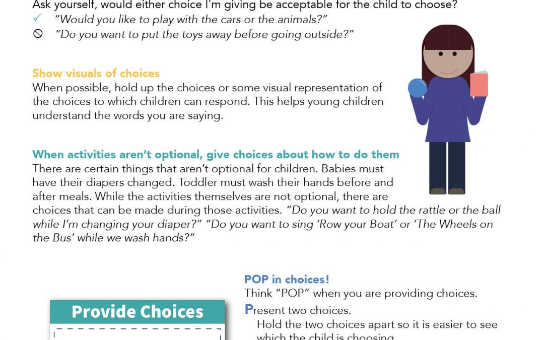 Handout: Ways to Provide Choices